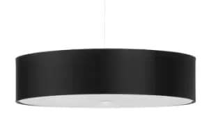 Skala Cylindrical Pendant Light Black 50cm E27