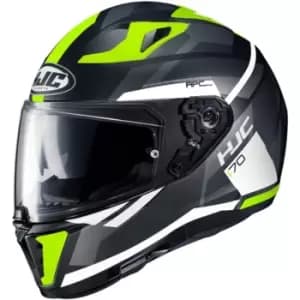 HJC i70 Elim Helmet, black-yellow, Size L, black-yellow, Size L