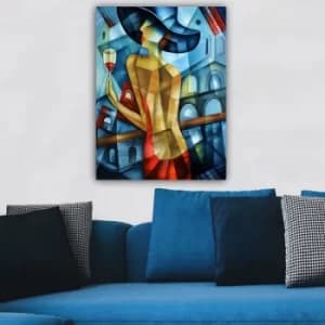 327133739_70100 Multicolor Decorative Canvas Painting