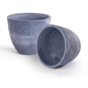 Planter Pots - Set of 2 Speckled Blue Speckled Blue - Pukkr