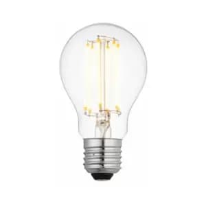Loops - LED Filament Lamp Bulb Dimmable 6W E27 gls LED Clear Glass 2700k Warm White