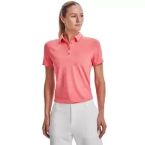 Under Armour Womens Zinger Short Sleeve Polo Vermillion S