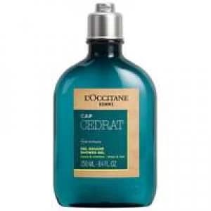 L'Occitane Cedrat Homme Hair & Body Wash 250ml
