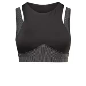 Reebok Studio Layered Bra Top Womens - Black