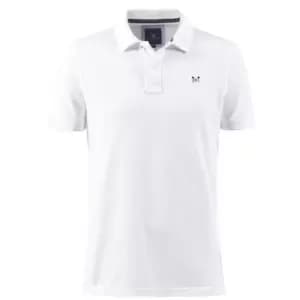 Crew Clothing Mens Classic Pique Polo Shirt Optic White Large