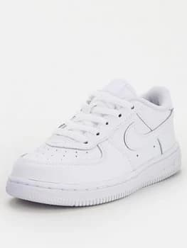 Nike Boys Nike Force 1 '06 Toddler Trainers - White/White, Size 4.5