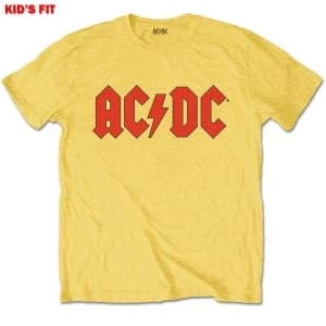 AC/DC - Logo Kids 11 - 12 Years T-Shirt - Yellow