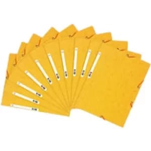 Exacompta 3 Flap Folder 55509SE A4 Yellow Glossy Card 24 x 32cm Pack of 50