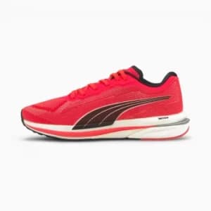 PUMA Velocity Nitro Womens Running Shoes, Sunblaze/White/Black Size 5 Shoes