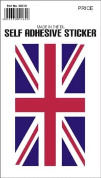 Outdoor Grade Vinyl Sticker - Medium - Union Jack- CASTLE PROMOTIONS- V11