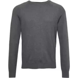 French Connection Stretch Cotton Crew Neck Jumper - Grey