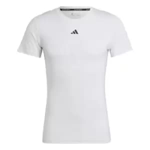 adidas Techfit Training T-Shirt Mens - White