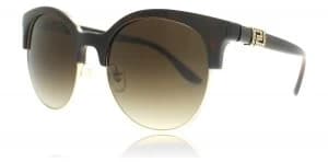 Versace VE4326B Sunglasses Havana / Pale Gold 521213 53mm