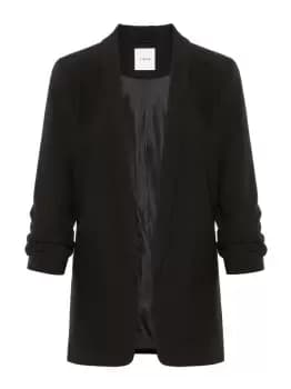 PIECES Long Classic Blazer Women Black