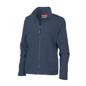 Result Ladies/Womens La FemmeA High Grade Microfleece Jacket (490 GSM) (2XL) (Navy Blue)