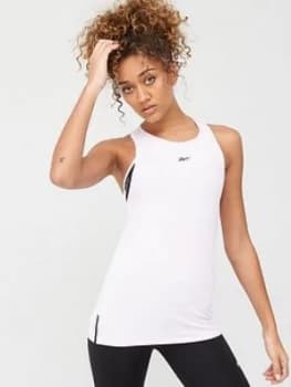 Reebok Tech Style Athletic Tank Top - Pink, Size L, Women