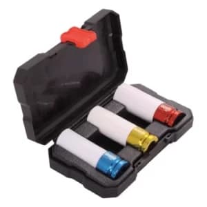 APA12 3 Piece 1/2 Alloy Wheel Socket Set