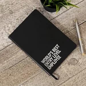 World's Best Entry Level Employee A5 Notebook