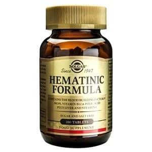 Solgar Hematinic Formula Tablets 100 tablets