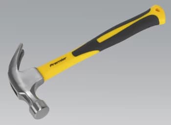 Sealey CLHF20 Claw Hammer 20oz Fibreglass Shaft