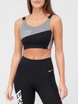 Nike Medium Support Padded Swoosh Bra - Black