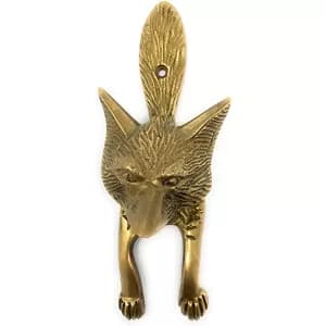 Cox & Cox Fox Door Knocker - Solid Brass