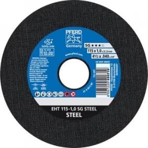PFERD Sg Steel 61340382 Cutting disc (straight) 115mm 22.23mm 25 pc(s)