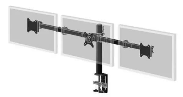 iiyama Desk Mount 68.6cm (27") Clamp Black