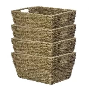 Natural Seagrass Storage Basket - Set of 4 M&W