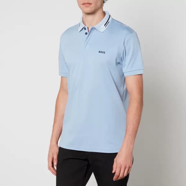 BOSS Green Paddy 1 Cotton-Jersey Polo T-Shirt - L