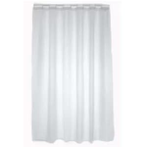 Blue Canyon Plain Shower Curtain White 320