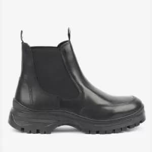 Barbour International Womens Morgan Leather Chelsea Boots - Black - UK 4