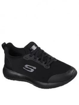 Skechers Squad Sr Trainer - Black, Size 3, Women