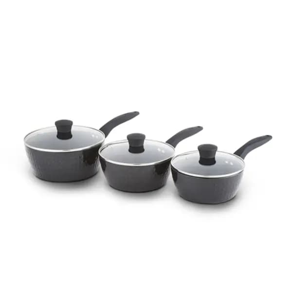 Tower Diamo 3 Piece Saucepan Set