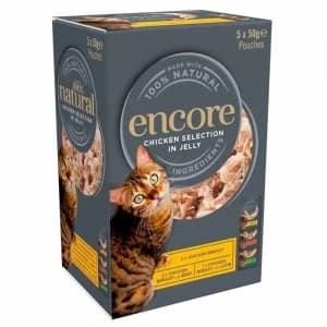 Encore Chicken in Jelly Cat Food Pouch 5 x 50g