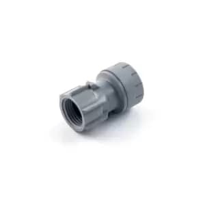Polypipe Polyplumb Hand Tighten Tap Connector 15mm X 1/2 Inch Pushfit Pb2715
