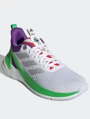 adidas X Disney Pixar Buzz Lightyear Response Super 2.0 Shoes, White/Silver, Size 4 Older
