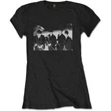The Beatles - Smiles Photo Womens X-Large T-Shirt - Black