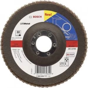 Bosch Accessories 2608606716 Compartments grinding wheel Diameter 125mm Inside diameter 22.23mm Grain 40