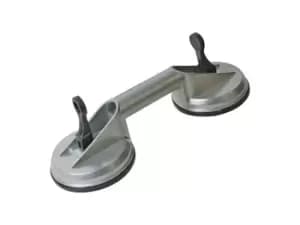 Silverline 456945 Double Suction Pad Expert Quality Aluminium 100kg