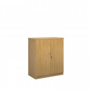 Dams Deluxe Double Door cupboard 1200mm High with 2 Shelves - OAK