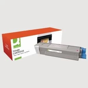 Q-Connect Oki Remanufactured Magenta Laser Toner Ink Cartridge 43872306