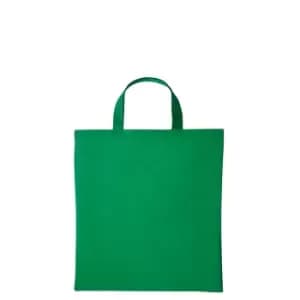 Nutshell Cotton Short Handle Shopper (One Size) (Bottle Green)