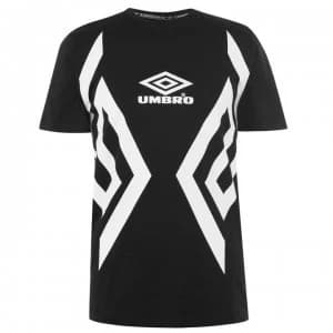 Umbro Cavalier T Shirt - Black/White