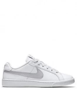 Nike Court Royale - White/Silver , White/Silver, Size 3, Women