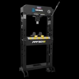 Viking Air/Hydraulic Press 50 Tonne Floor Type with Sliding RAM and Foot Pedal