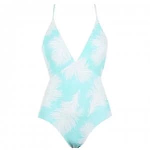Vix Swimwear Geom 1 Piece Swimsuit - Turquoise