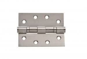 Wickes Grade 13 Ball Bearing Hinge - Satin 102mm Pack of 2