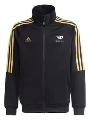 Boys, adidas Junior Mo Salah Track Top, Black, Size 11-12 Years