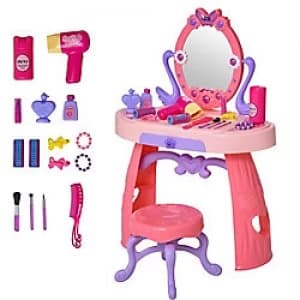 HOMCOM Children Dressing Table 350-051 Pink